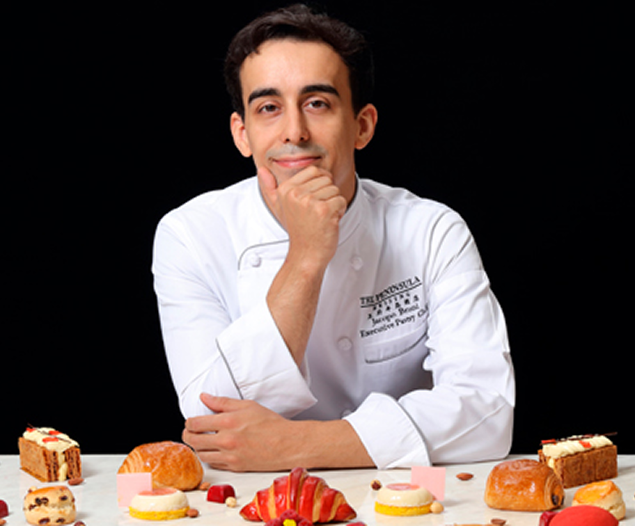 Image of the person on the black background- James Brown Head Baker