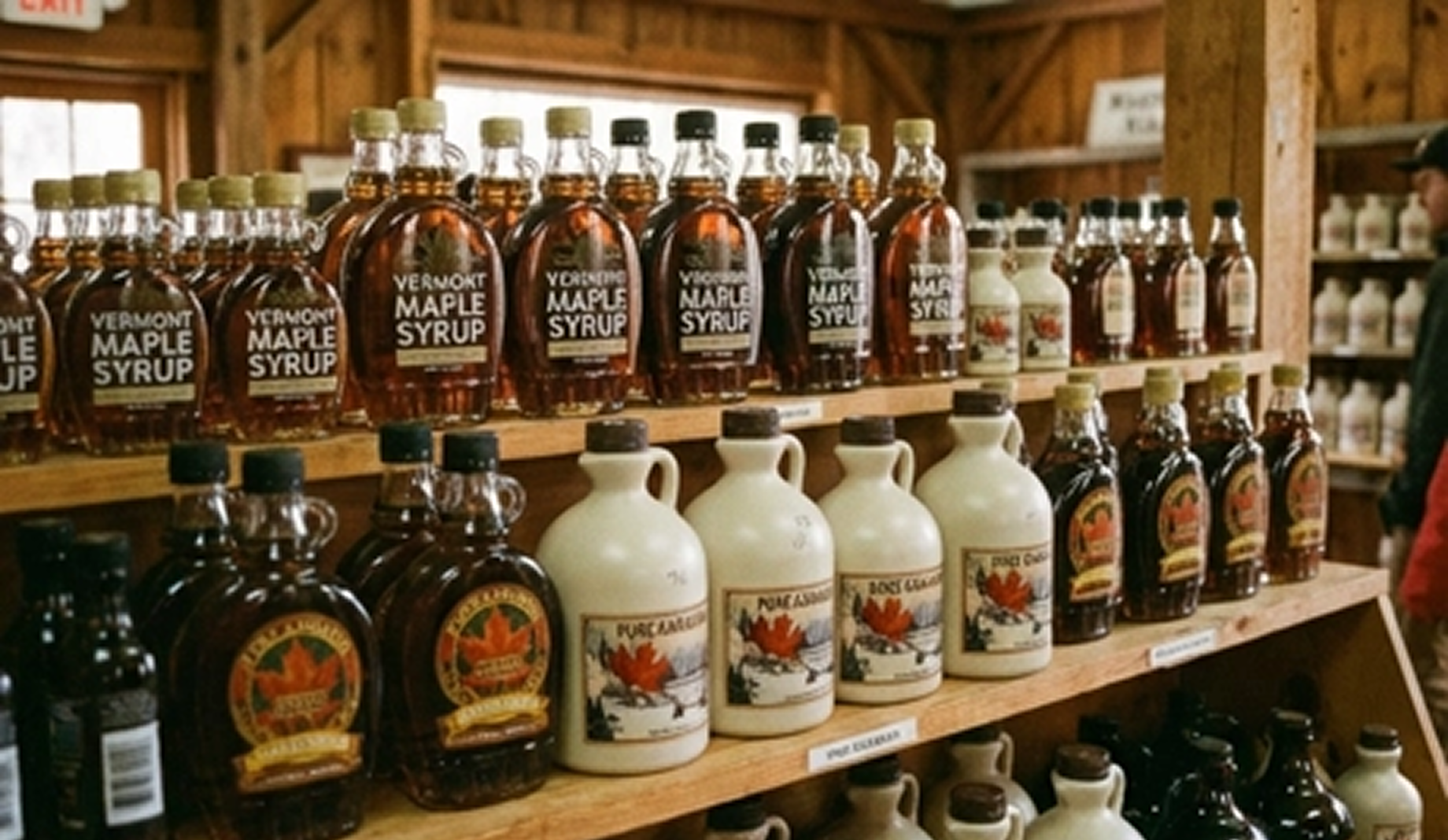 Premium maple syrups. The image is for the news card about the holiday pre-orders.